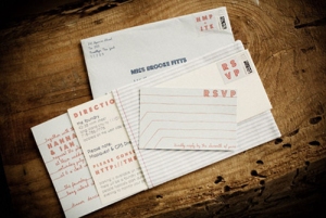 Seersucker-letterpress-wedding-invitation-suite